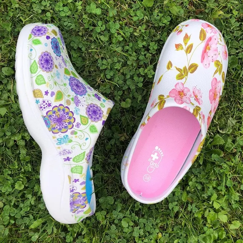 BEFADO DAMESSCHOENEN  BLOEM 1 WIT / ROZE 154D101