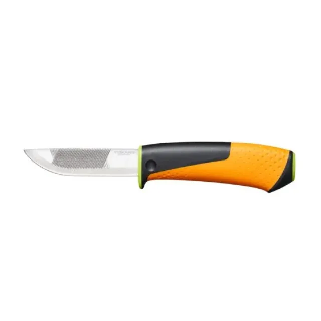 Fiskars Heavy Duty Mes Met Slijper (groen)